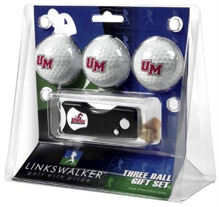 Massachusetts Amherst Minutemen Umass Ncaa Spring Action 3 Golf Ball Gift Packs
