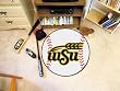 Wichita State Shockers 29" Round Baseball Floor Mat (Rug)
