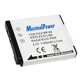 Maximalpower DB FUJ NP50 Rechargeable Li-Ion Battery for Fuji NP50, Pentax DLI-68, Kodak KLIC7004 & Zi8