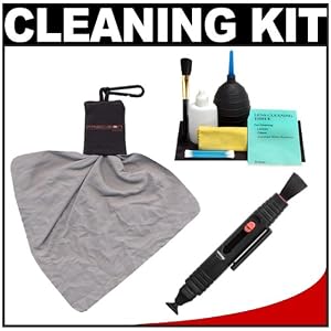 Precision Design Digital SLR Camera & Lens Cleaning Kit with Spudz, Blower, LensPen & Cloth for Pentax K-7, K-x, K20D, K200D, K2000, K10D, K100D, K100D Super & K110D