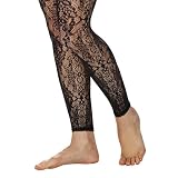 Xhilaration® Juniors Fashion Capri Tights - Tapestry Net Black