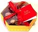 Hand-crafted Organic Truffles in Hexagonal Mother's Day Box, 2 Pack