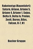 Raketentyp (Raumfahrt): Saturn, Ariane, Ariane 5, Ariane 4, Ariane 1, Sojus, Delta II, Delta IV, Proton, Zenit, Buran, Atlas, Falcon, R-7, N1 - 