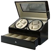 Time Tutelary Black Deluxe Watch Winder
