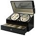 Time Tutelary Black Deluxe Watch Winder