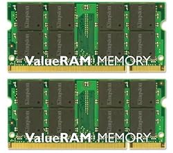 Kingston ValueRAM 4GB Kit (2X2GB) 800MHZ DDR2 SODIMM Notebook Memory