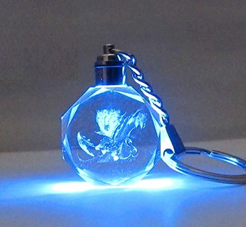 League of Legends LOL LED Key Chain Keyring Crystal Pendant (Thresh)