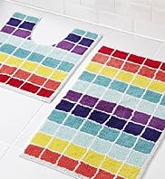 Colourfield Block Bath & Pedestal Mats