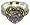 Silver Ladies' Marquesite and Amethyst Heart Ring - Size O