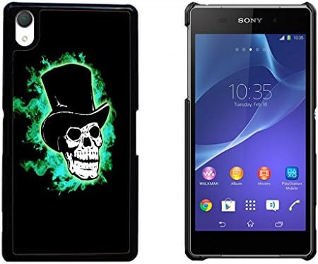 Skull Devil Diablo Hard Plastic and Aluminum Back Case For Sony Xperia Z2 L50W