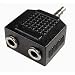 Cables Unlimited AUD-3000 3.5MM 1M to 2F Stereo Y Splitter
