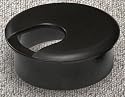 Desk Grommet 2 1/2" Inner Diameter Black