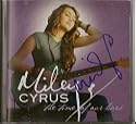 Miley Cyrus Signed the Time of Our Lives Cd