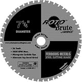 Champion RS736F RotoBrute 7-1/4-Inch 36 Tooth ATB Ferrous Metal Cutting Saw Blade with 20-Millimeter Arbor