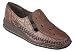 Rieker Damen Slipper Doro in Dunkelbraun Keilabsatz 44384-27