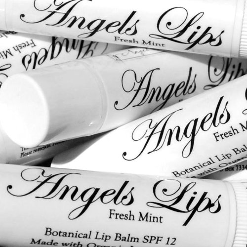 Angels Lips - Botanical Lip Balm Eco-Friendly SPF 12 - 2-Pack (Try Both - 1 Mint and 1 Tangerine)