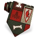 Arkansas Plaid Tie by NCAA - Red Polyester - B000A0L6FI
