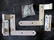 Galvanized Shutter Hinge for Wood Frame - 1 PAIR PER PACK [CAPITOL CITY LUMBER]