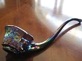 Purple Amethyst Carnival Glass Ladle Handmade in Ohio