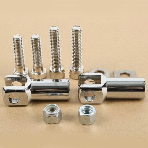 New Chrome 2.25" Passenger FoootPeg Foot Peg Supports Mounts for Harley Softail