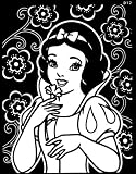 Snow White Coloring Board with pens
