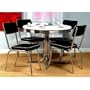 TMS 5 Piece Retro Dining Set in Black