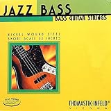 Thomastik-Infeld Bass Guitar Strings: Jazz Flat Wounds Nickel Flat Wound; Round Steel Core - Single G String