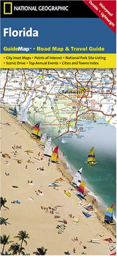 Natl Geographic Maps Florida State Guide Map National Park: NW.Gm16.01020314