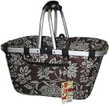 JanetBasket Blue Floral Large Aluminum F...