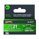 Arrow Fastener 214 Genuine JT21/T27 1/4-Inch Staples, 1,000-Pack