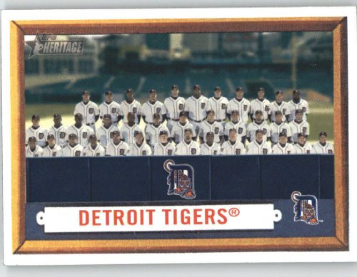 2006 Topps Heritage #198 Detroit Tigers TC - Detroit Tigers (Team Photo Card) (Baseball Cards)