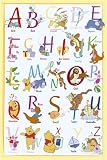 Eigenschaften SHOPZEUS  / Winnie Puuh der Bär - englisches Alphabet Disney-Poster