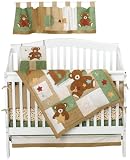 NoJo 6 Piece Crib Set B is for Bear