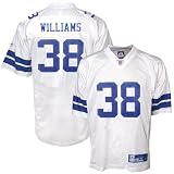Reebok NFL Equipment Dallas Cowboys #38 Roy Williams White Replica Football Jersey
