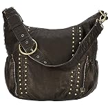 Designer Chocolate Brown Studded Diaper Bag Purse Tote