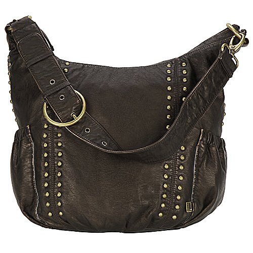 Designer Chocolate Brown Studded Purse Tote
