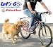 LETS GO Pet Walker for mid/ large Dog Leash Attachment for Bicycle. 4 colors, Gold, Purple, Blue, Red. Color may vary.