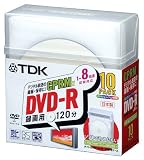 TDK Ͽ����DVD-R CPRM�б� �������ǥ����� �Կ���&���ޡ��ȥ����� 10������ DVD-R120DPWX10FK