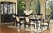 Dining Room Furniture Set 1 in Merlot Finish - 138-DINING-SET-1