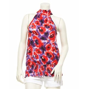 Buy 2b Floral Mock Halter Tunic by bebe