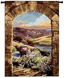 Tuscan Afternoon Mid Wall Hanging - Fine Art Tapestry - 6364-WH 44x58