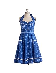 Sexy Cocktail Full-Skirt Dots Print Cotton/Elastane  Evening Dress/Prom Dress/Wedding Party Dress  With a Bow(s)
