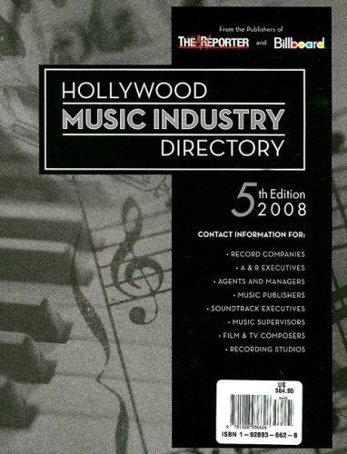 Hollywood Music Industry Directory, 5th Edition (Hollywood Music Industry Directory)