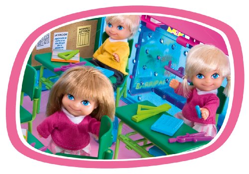Imagen 3 de Famosa Los barriguitas El Cole - Escuela de juguete con accesorios y 4 figuras