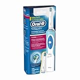 Oral-B Vitality Floss Action Rechargeable Power Toothbrush, Blue and White