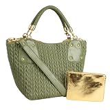 BIG BUDDHA Pearl Hobo,Green,one size