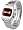 TX6 Red LED Watch Chrome Multifunction Digital 70s Retro - Limited Edition - Collectors Classic Model