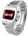 TX6 Red LED Watch Chrome Multifunction Digital 70s Retro - Limited Edition - Collectors Classic Model