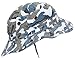 MG Camouflage Ripstop Floppy/Bucket Summer Hat W/Snap Up Sides & Chin Strap