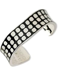 Versil Sterling Silver Resin Cuff Bracelet